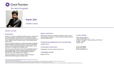 Director, Growth Experience Karan has ~14 years of