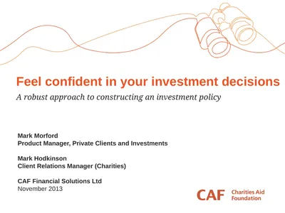 Mark Morford Product Manager, Private Clients and
