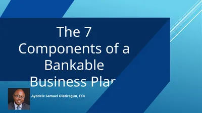 The 7 Components of a Bankable Business Plan
