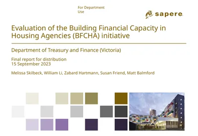 Evaluation of the Building Financial Capacity in