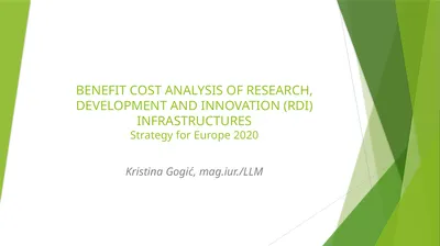 BENEFIT COST ANALYSIS OF RESEARCH, DEVELOPMENT AND