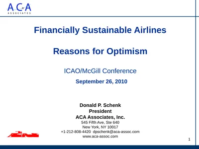 Financially Sustainable Airlines Reasons for