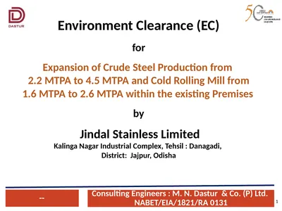 1 Environment Clearance (EC) for Expansion of