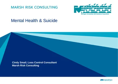 Mental Health & Suicide Cindy Smail, Loss Control