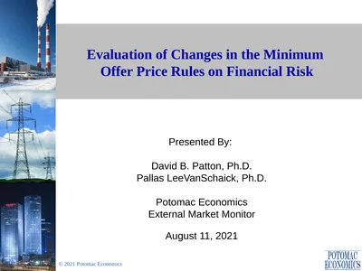 Evaluation of Changes in the Minimum Offer Price
