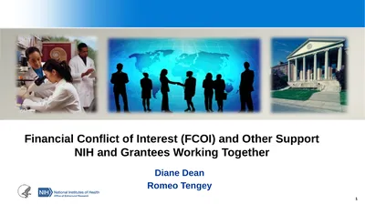 Financial Conflict of Interest (FCOI) and Other
