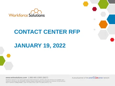 Contact Center RFP January 19, 2022 H-GAC Scope,
