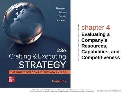 chapter 4 Evaluating a Company’s Resources,