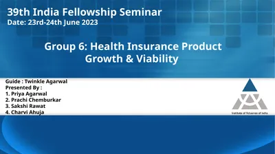 Group 6: Health Insurance Product Growth &