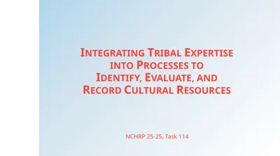 Integrating Tribal Expertise into Processes to