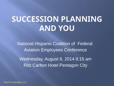 Succession planning and you National Hispanic