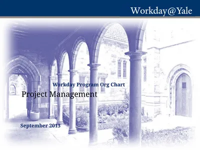 Workday Program Org Chart Project Management