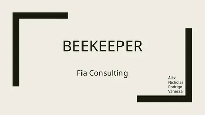 beekeeper Fia Consulting Alex Nicholas Rodrigo