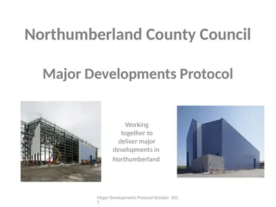 Northumberland County Council Major Developments