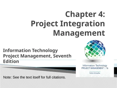 Chapter 4: Project Integration Management