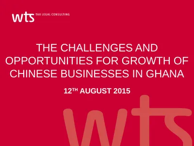 THE CHALLENGES AND OPPORTUNITIES FOR GROWTH OF