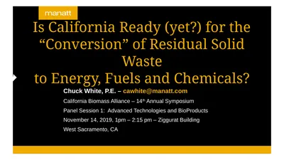 Is California Ready (yet?) for the “Conversion” of