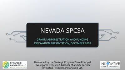 Nevada SPCSA Grants Administration and Funding