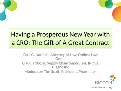 Having a Prosperous New Year with a CRO: The Gift