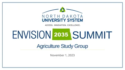 November 1, 2023 Agriculture Study Group