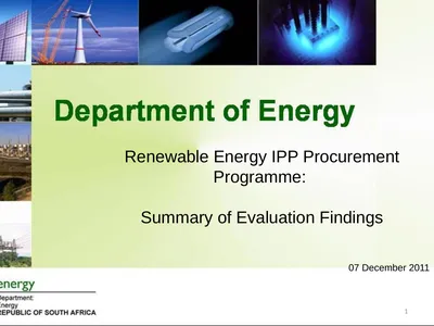 Renewable Energy IPP Procurement Programme: