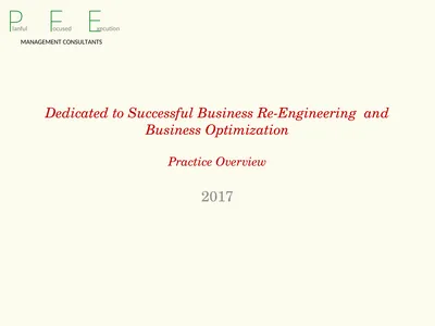 Dedicated to Successful Business Re-Engineering