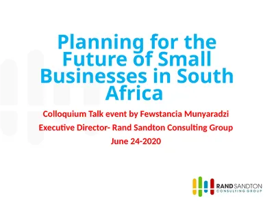 Planning for the Future of Small Businesses in