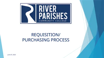 REQUISITION/PURCHASING PROCESS June 07, 2023