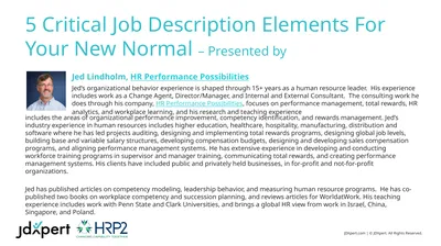 5 Critical Job Description Elements For Your New