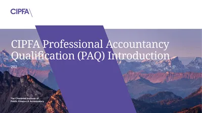 202 CIPFA Professional Accountancy Qualification