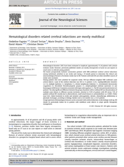 HematologicaldisordersrelatedcerebralinfarctionsaremostlymultifocalOmb