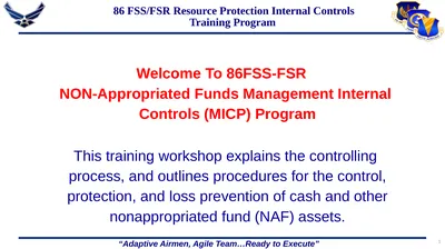 1 86 FSS/FSR Resource Protection Internal Controls