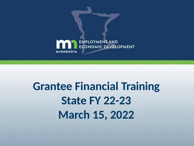 Grantee Financial Training State FY 22-23 March