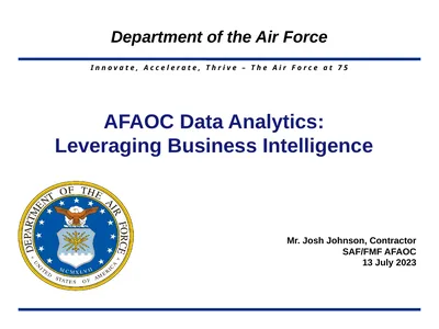 AFAOC Data Analytics: Leveraging Business