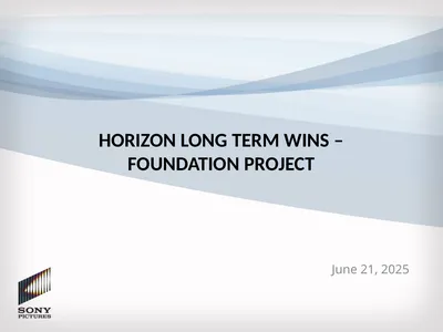 Horizon Long Term wins – Foundation project 26