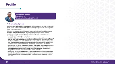 Profile Subhashis Manna Partner, dGTL E