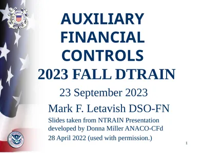 AUXILIARY FINANCIAL CONTROLS 2023 FALL DTRAIN 23