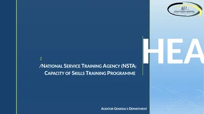 Auditor General’s Department Heart / NSTA’s Core