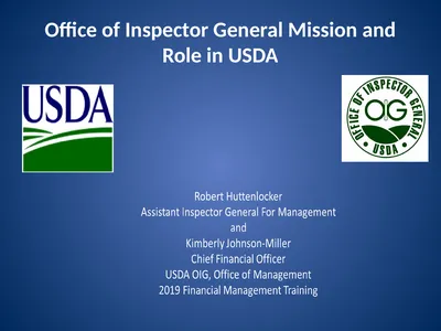 Office of Inspector General Mission and Role in