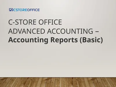 C-STORE OFFICE ADVANCED ACCOUNTING – Accounting