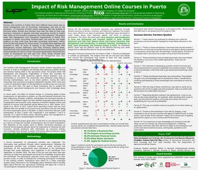 Impact of Risk Management Online Courses in Puerto