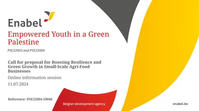 Empowered Youth in a Green Palestine Call for