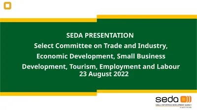 SEDA PRESENTATION Select Committee on Trade and