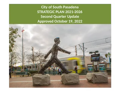 City of South Pasadena STRATEGIC PLAN 2021‐2026