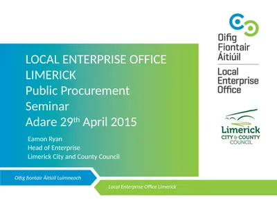LOCAL ENTERPRISE OFFICE LIMERICK Public