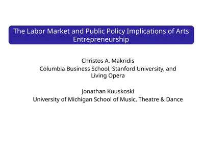 The Labor Market and Public Policy Implications of