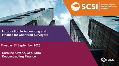 Introduction to Accounting and Finance for