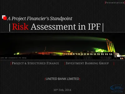 A Project Financier's Standpoint |Risk Assessment