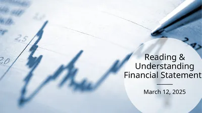 Reading & Understanding Financial Statements March