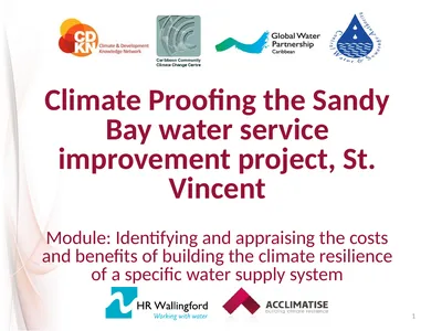 Climate Proofing the Sandy Bay water service